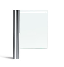 Motorická krídlová brána – sklenená