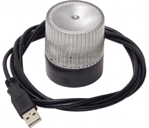 USB HID vizuálna signalizácia pre dátový terminál